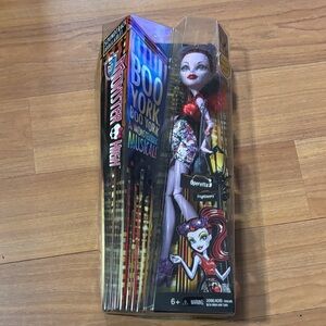 Monster High Boo York Doll with Red and Black Outfit
